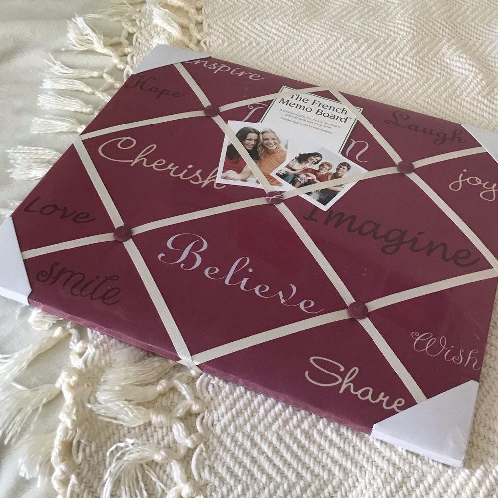 Brand New French Memo Board